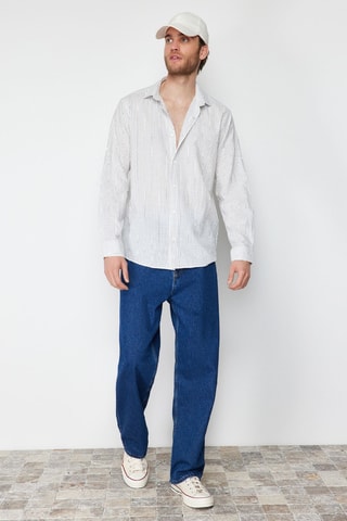 Chemise regular - Bleu marine