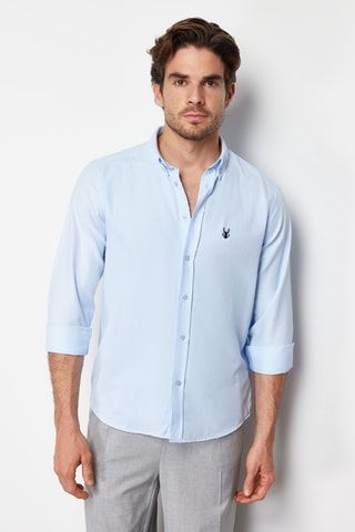 Chemise slim - Bleu clair