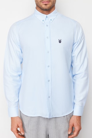Chemise slim - Bleu clair