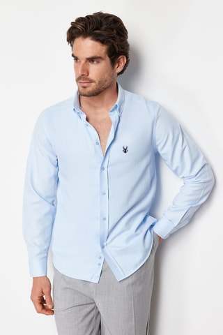 Chemise slim - Bleu clair
