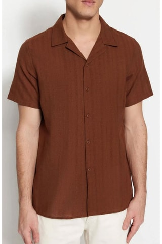 Chemise regular - Marron