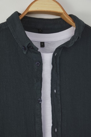 Chemise regular - Anthracite