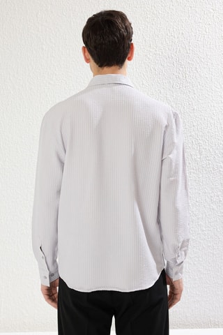 Chemise regular - Gris