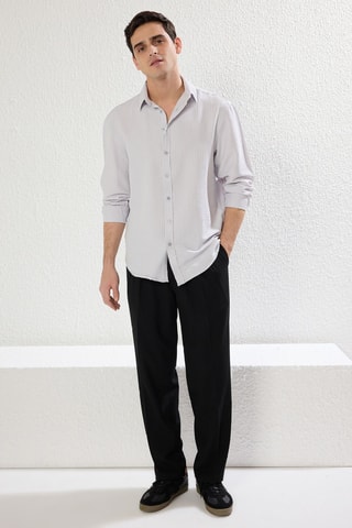 Chemise regular - Gris