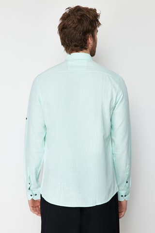 Chemise slim - Vert clair