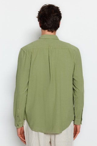 Chemise regular - Kaki