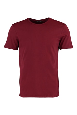 5 t-shirts slim - Rouge et bleu marine