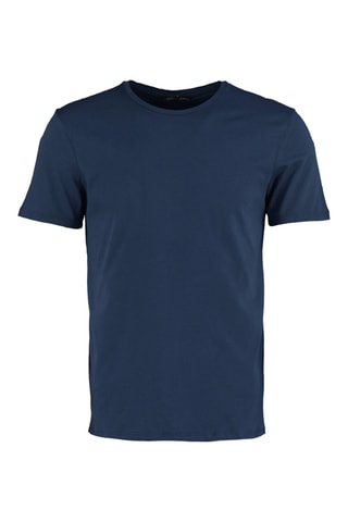 5 t-shirts slim - Rouge et bleu marine