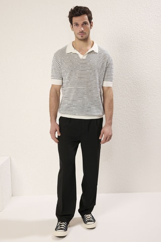 Polo regular - Ecru