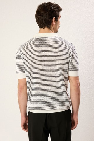 Polo regular - Ecru