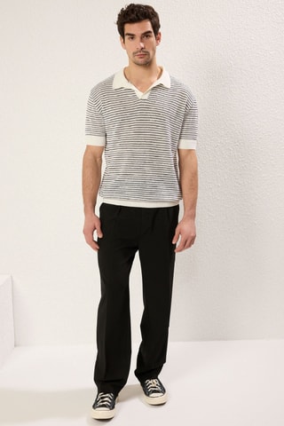 Polo regular - Ecru