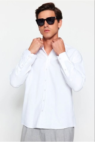 Chemise regular - Blanc