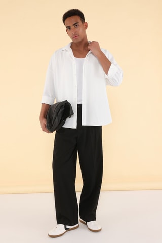 Chemise oversize - Blanc