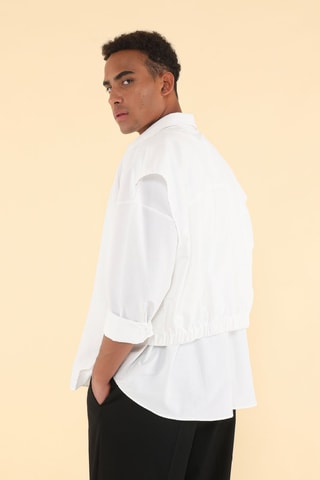 Chemise oversize - Blanc