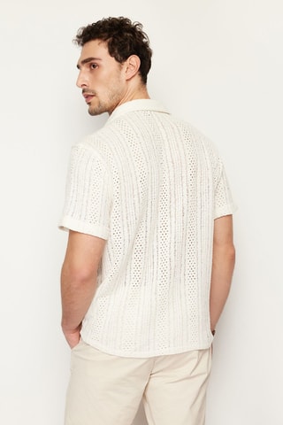Chemise regular - Ecru