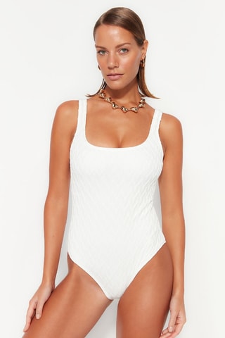 Maillot 1 pièce - Ecru