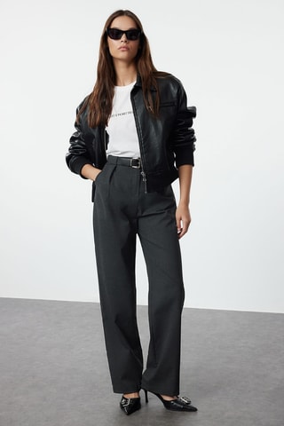 Pantalon droit - Anthracite