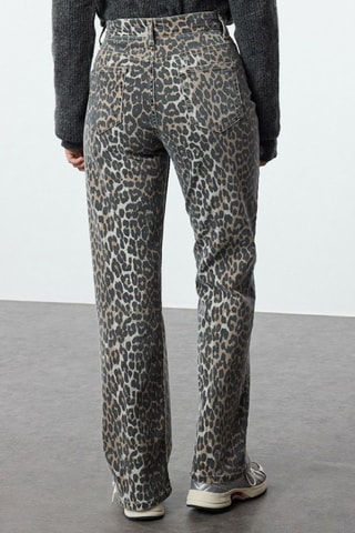 Jean wide legs - Gris et marron