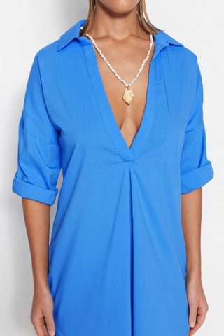 Robe de plage - Bleu