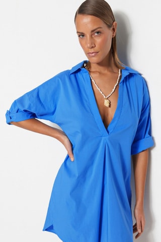 Robe de plage - Bleu