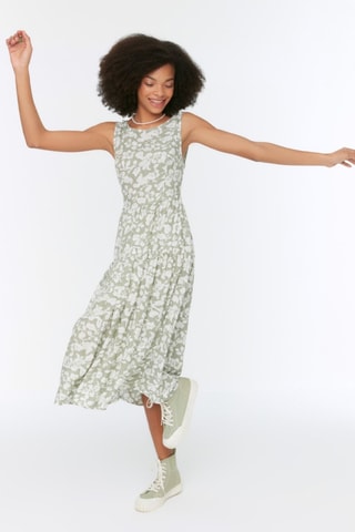 Robe patineuse - Vert
