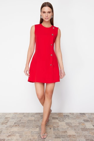 Robe droite - Rouge