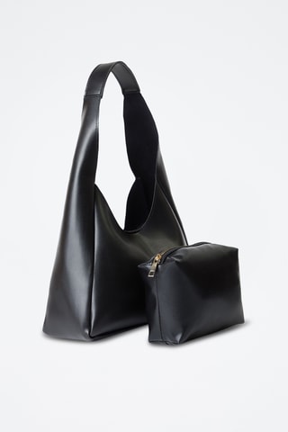 Sac porté épaule et pochette - Noir