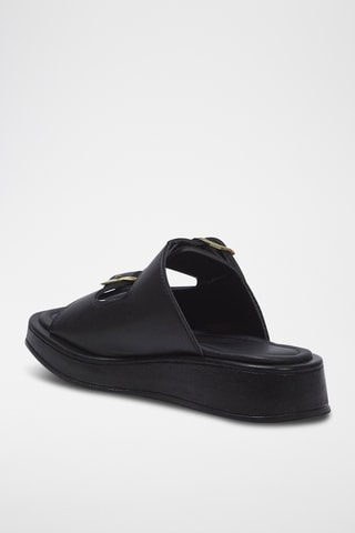 Mules plateformes - Noir