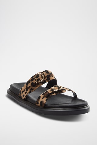 Mules - Noir et beige