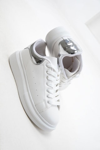 Baskets plateformes - Blanc