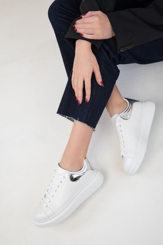 Baskets plateformes - Blanc