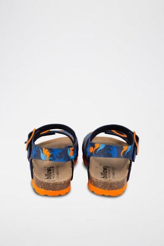 Sandales Rosso - Bleu et orange