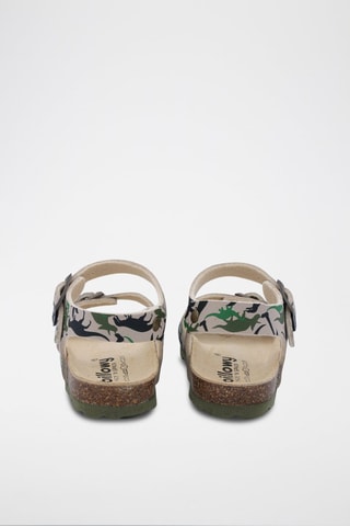 Sandales Rosso - Kaki et taupe