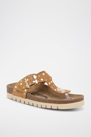 Sandales en nubuck - Camel