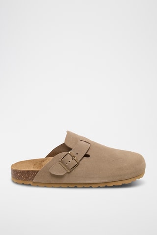 Sabots en nubuck Rosso - Beige