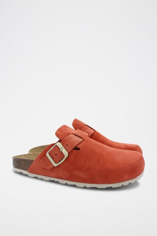 Sabots en nubuck Rosso - Corail