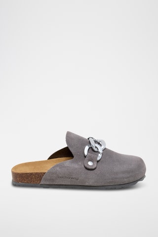 Sabots en nubuck Rosso - Gris