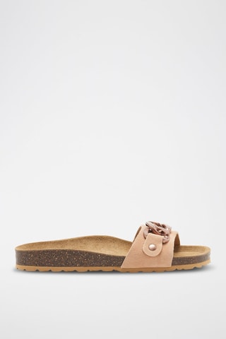 Mules en nubuck Rosso - Rose