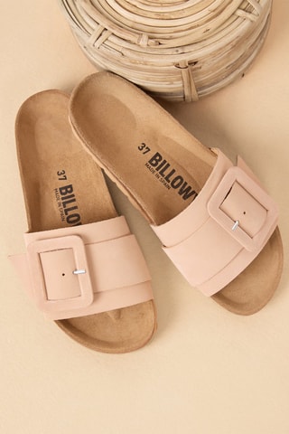 Mules en nubuck - Rose