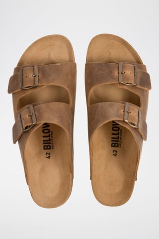 Mules en cuir Marron clair