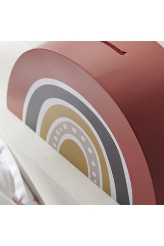 Mealheiro arco-íris "A cabeça nas nuvens" - Vermelho,