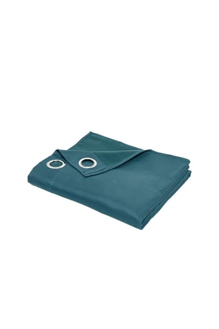 Cortinado isolante térmico Tropik paon - Azul - 140 x 240 cm