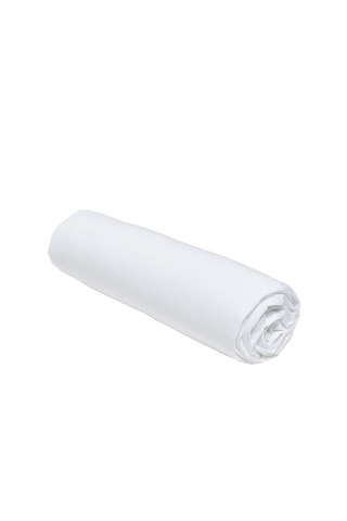 Lençol-capa em algodão 57 fios/cm² Essential - Giz