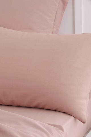 Fronha em algodão 57 fios/cm² Essential - Rosa