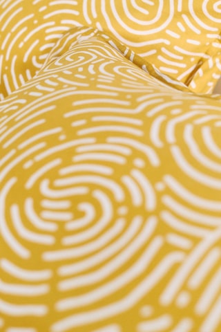 Conjunto de edredão em algodão Sunshine - Amarelo
