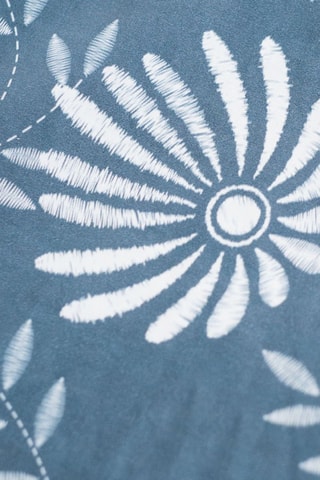 Conjunto de edredão em algodão Sunshine - Azul,