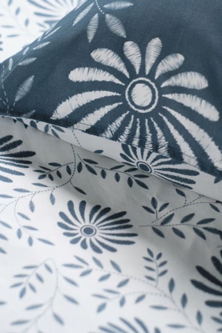 Conjunto de edredão em algodão Sunshine - Azul,