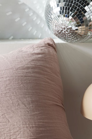 Conjunto de edredão em gaze de algodão - Rosa