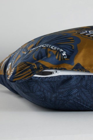 Conjunto de edredão em algodão 57 fios/cm² Teranga Lagos - Azul-marinho
