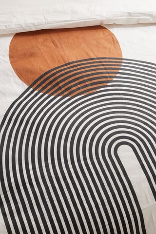 Conjunto de cama reversível em algodão 57 fios/cm² - Branco